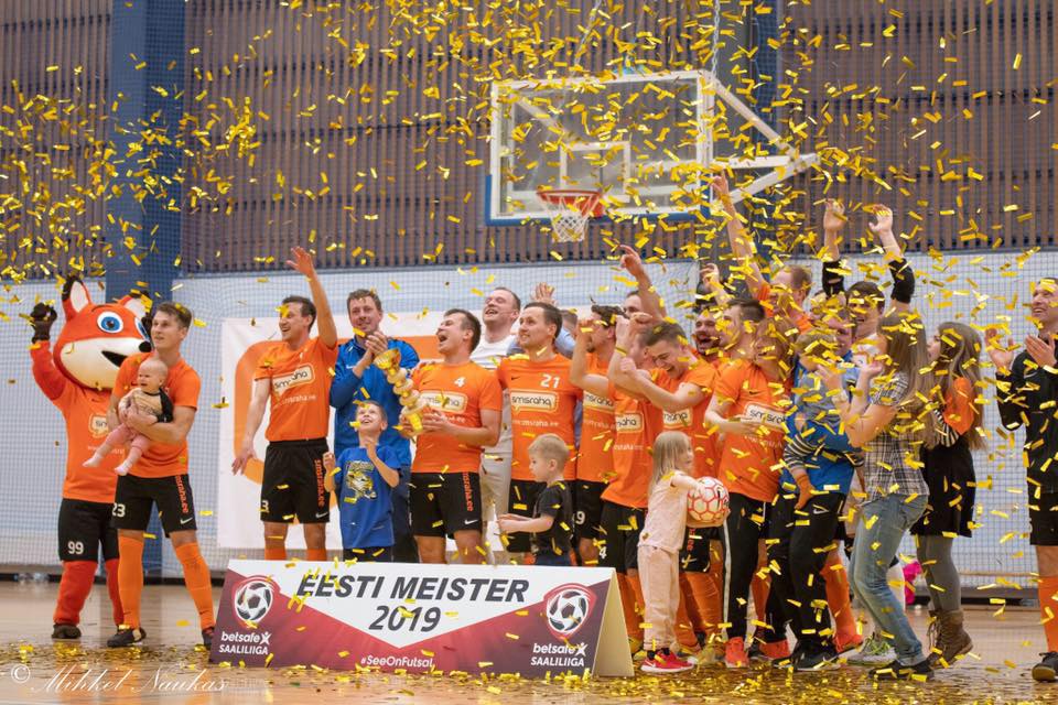 Viimsi FC Smsraha сломал сопротивление соперника Tallinna FC Cosmose и завоевал золото чемпионата страны!